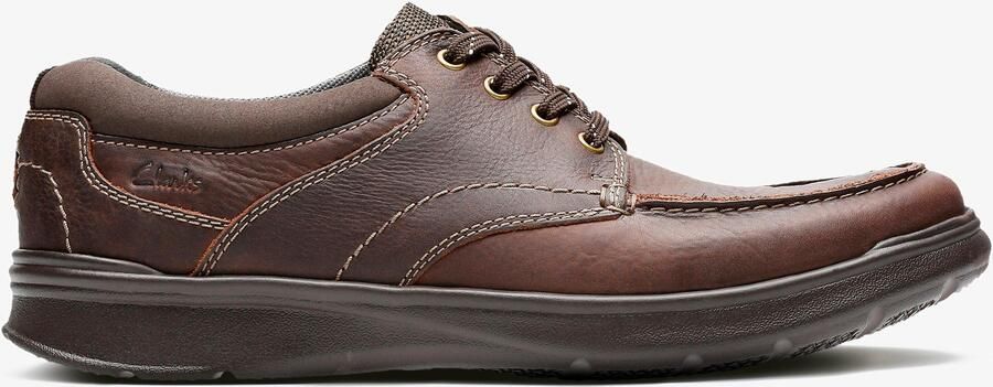 Clarks Cotrell Edge Brown Oily Schoenen