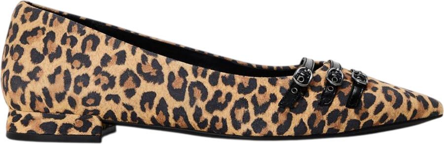 Clarks Dames Sensa Suède pumps met luipaardprint (Luipaard)