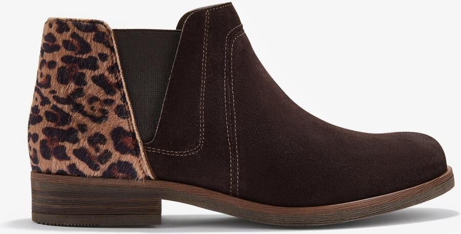 Clarks Demi2 Beat Donkerbruine Suède Boots