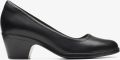 Clarks Emily2 Ruby Zwarte Leren Schoenen - Zwart