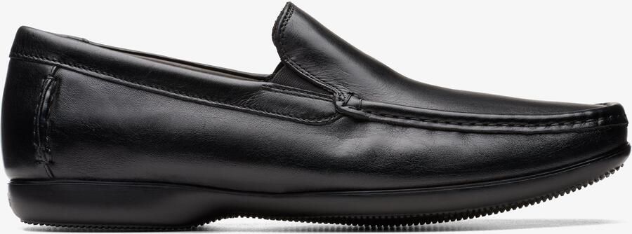 Clarks Finer Zon Zwarte Leren Schoenen