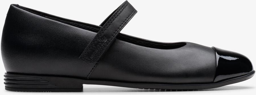 Clarks Finja Gem O. Black Leather Schoenen