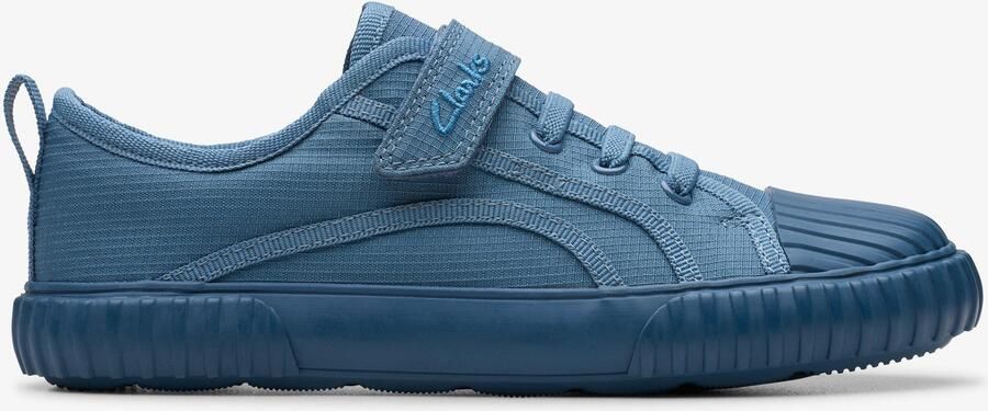 Clarks FoxingStitchK Blue Fabric Schoenen