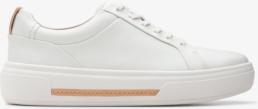 Clarks Hollyhock Walk Off White Lea Sneakers