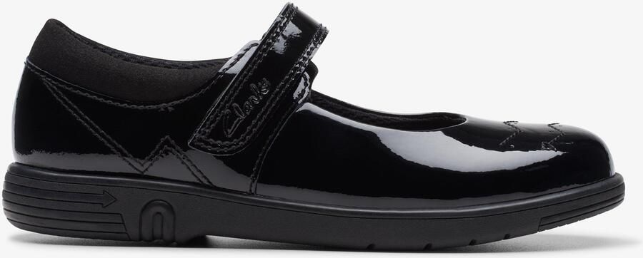 Clarks Jazzy Jig K. Zwarte Pat Schoenen