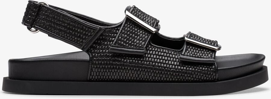 Clarks Jessamine Sol Zwarte Sandalen