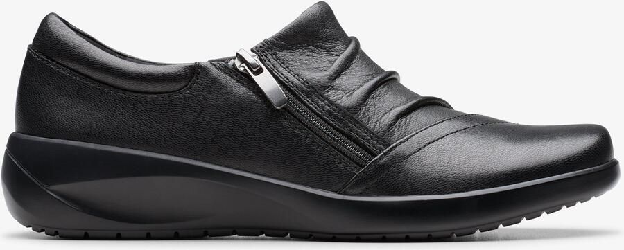 Clarks Kaetlyn Mila Black Leather Schoenen