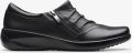 Clarks Kaetlyn Mila Black Leather Schoenen - Zwart