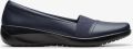 Clarks Kaetlyn Rhea Navy Leather Schoenen - Blauw