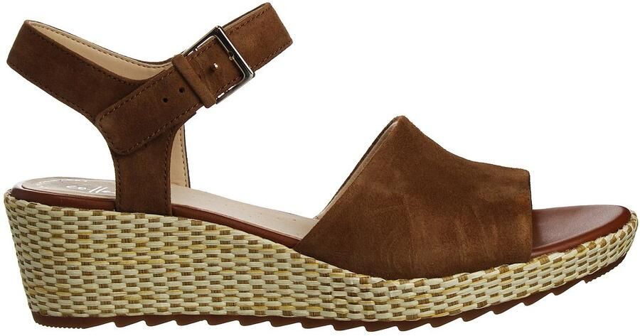 Clarks Kamara Sun Dames Bruine Wedges