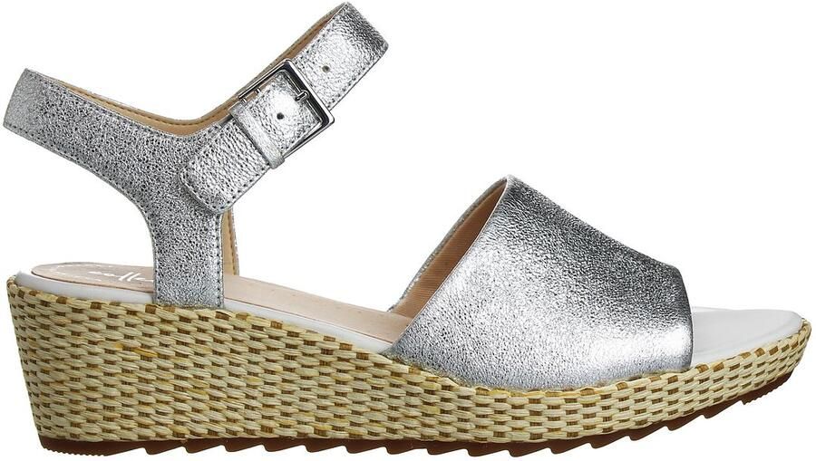 Clarks Kamara Sun Dames Zilveren Wedges