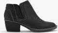 Clarks Kastela Lo Black Leather Laarzen - Zwart