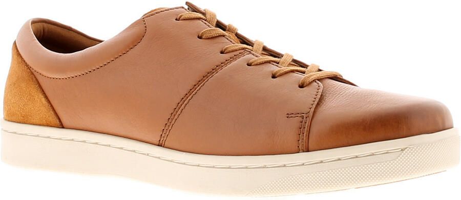 Clarks kitna vibe leren herenschoenen tan