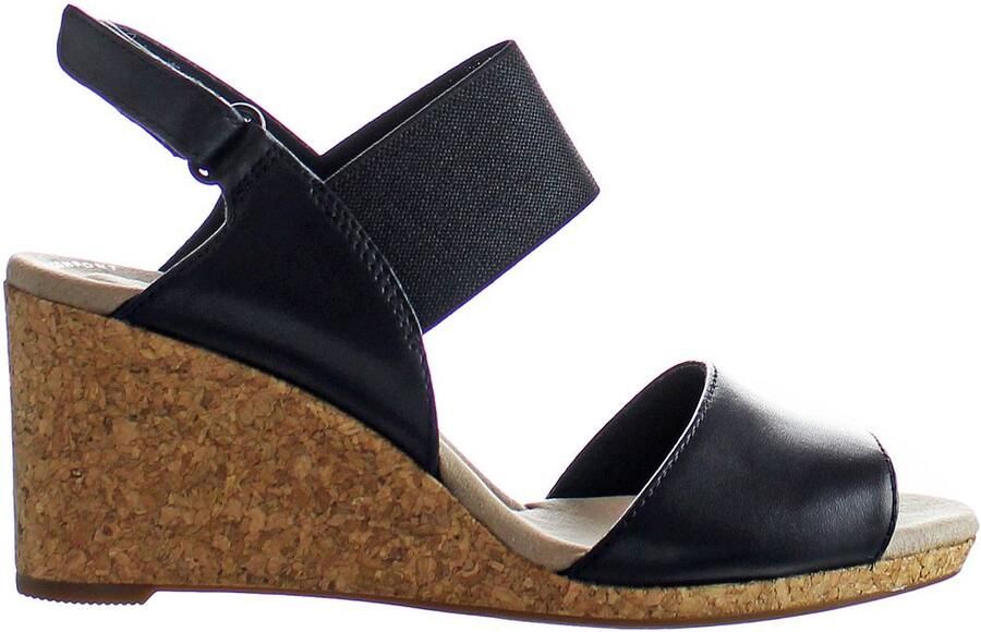 Clarks Lafley Lily Dames Zwarte Wedges
