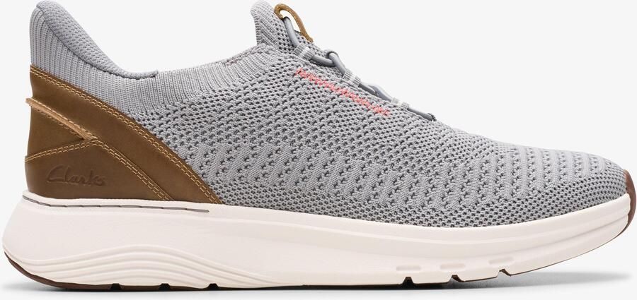 Clarks Motion Trek LO Grijze Brei Sneakers