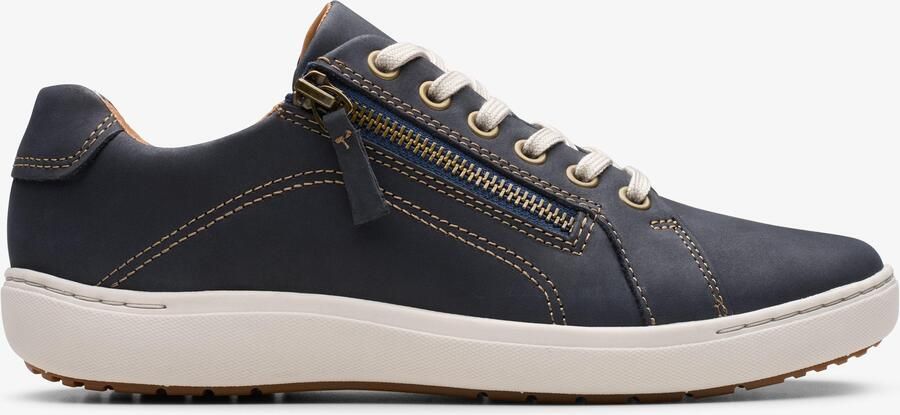 Clarks Nalle Lace Navy Nubuck Sneakers