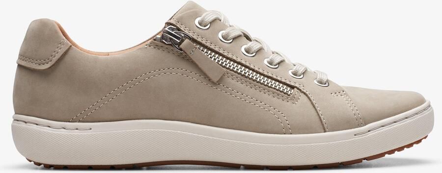 Clarks Nalle Lace Stone Nubuck Sneakers