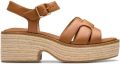 Clarks Original Coledale strap dames sandaal - Bruin
