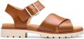 Clarks Original Orinoco cross dames sandaal - Bruin