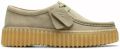 Clarks Original Torhill bee dames veterschoen - Groen