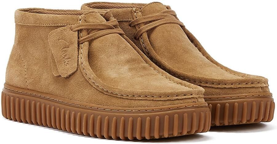 Clarks Originals Clarks Torhill Hi Suede Heren Bruin Laarzen