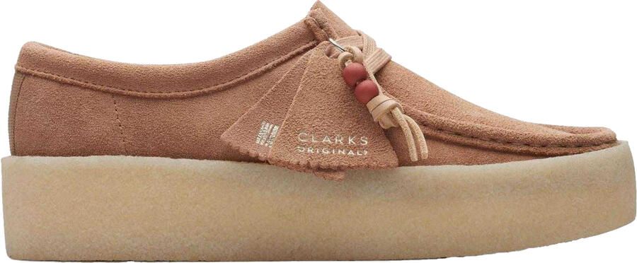 Clarks Originals Dames Suède Loafers (Beige)