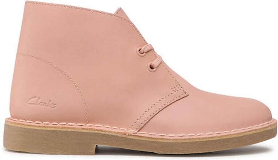 Clarks Originals Desert 2 Dames Roze Laarzen