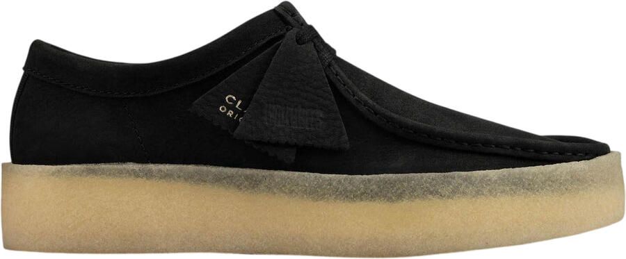 Clarks Originals Heren Wallabee Cup leren moc-toe bootschoenen (Zwart)