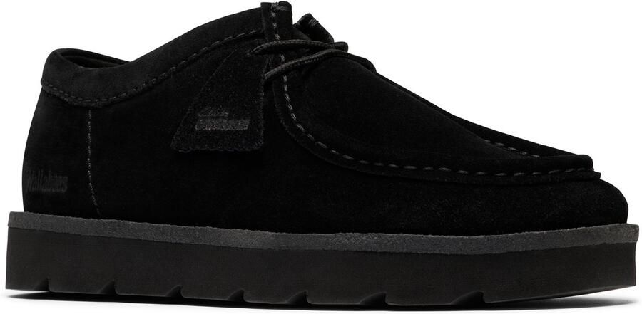 Clarks Originals Meare Wallabee Suède Heren Zwarte Veterschoenen