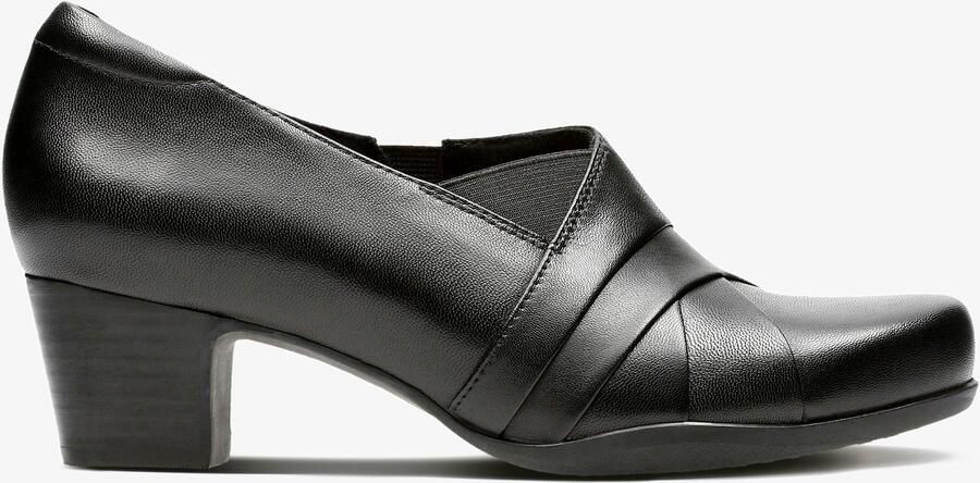 Clarks Rosalyn Adele Zwarte Leren Schoenen