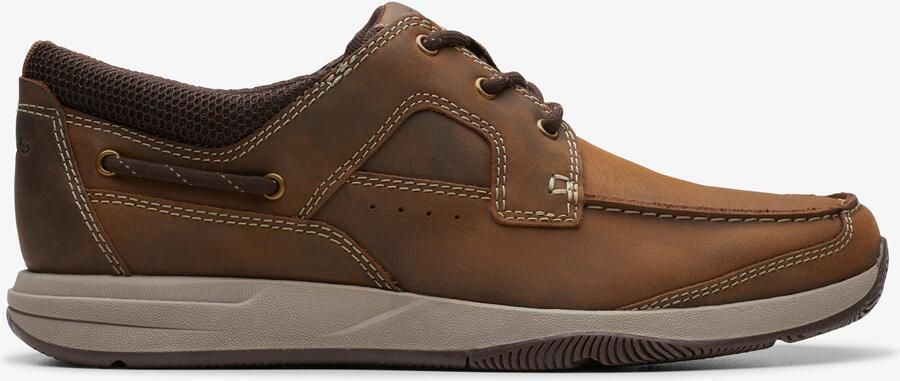 Clarks Sailview Lace Beeswax Leather Schoenen