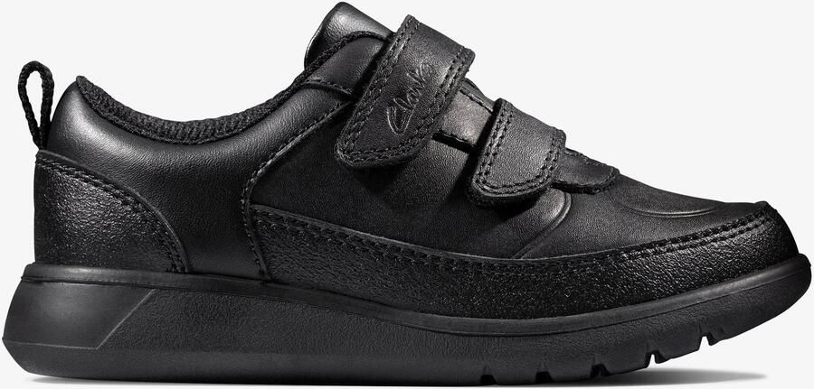 Clarks Scape Flare T Zwarte Leren Schoenen