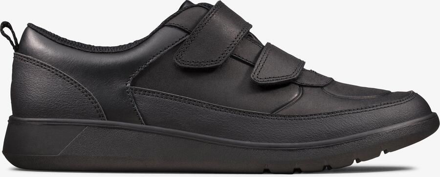 Clarks Scape Flare Y Zwarte Leren Schoenen