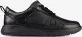 Clarks Scape Track K Zwarte Leren Schoenen - Zwart