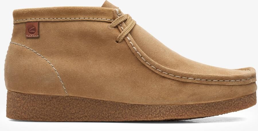 Clarks Shacre Boot Donker Zand Suède Laarzen