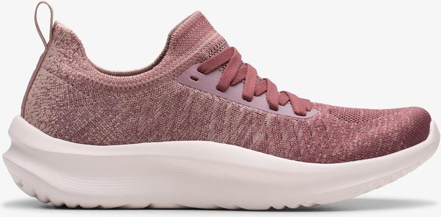 Clarks Solevana Lace Merlot Combi Sneakers