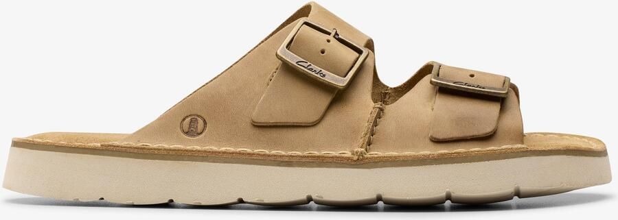 Clarks Solsbury Strap Donker Zand Lea Sandalen
