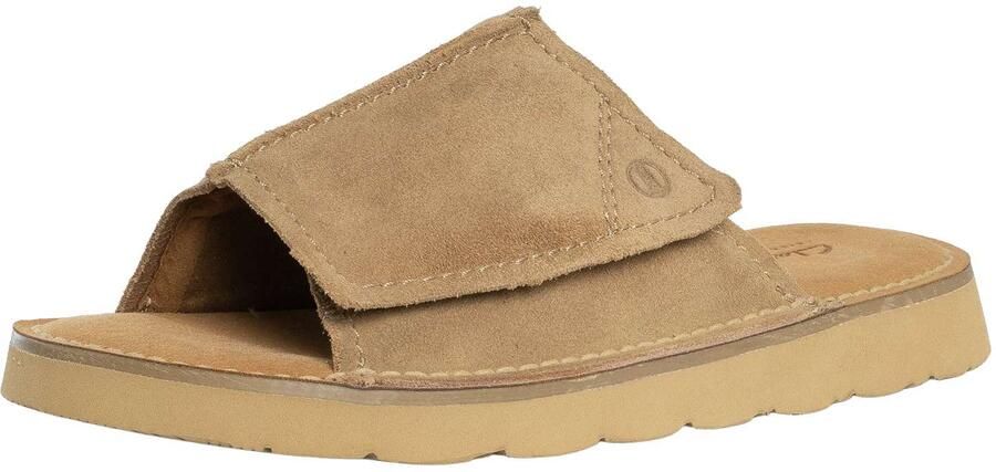 Clarks Solsbury Suède Slippers Bruin