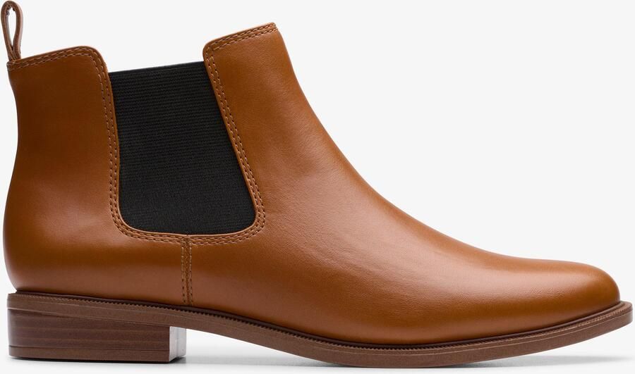 Clarks Taylor Shine Tan Leather Laarzen