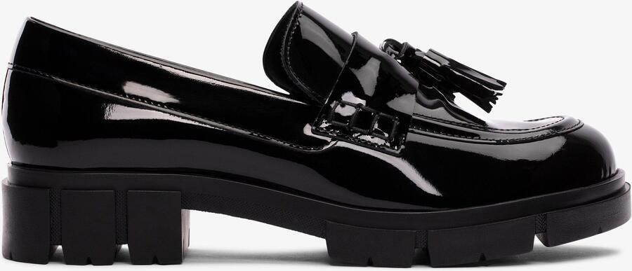 Clarks Teala Loafer Zwarte Patenten Schoenen
