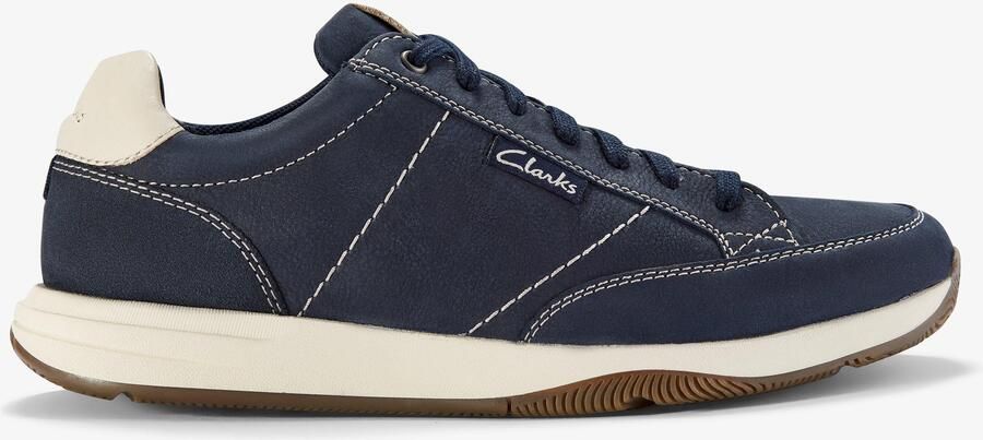 Clarks Townview Lace Navy Nubuck Sneakers
