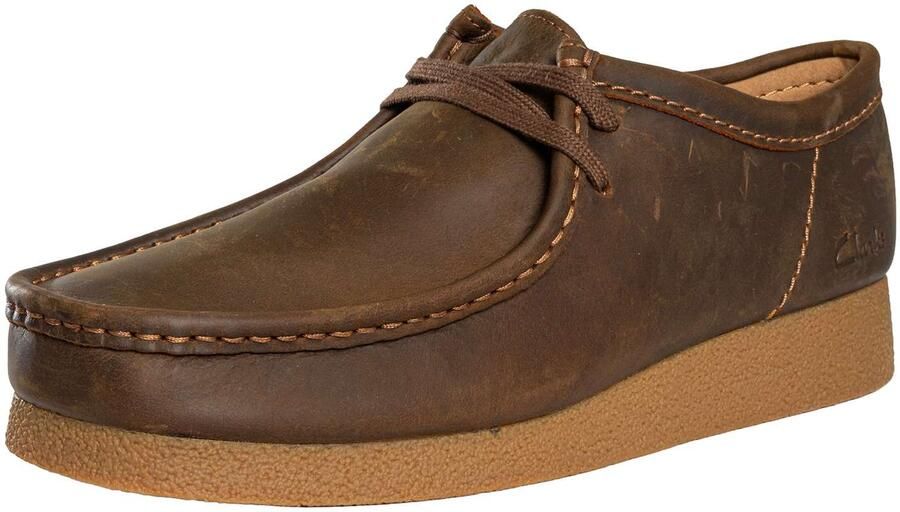 Clarks Wallabee EVO Leren Schoenen Bruin