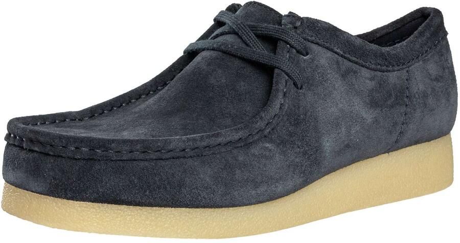 Clarks Wallabee EVO Suède Schoenen Blauw