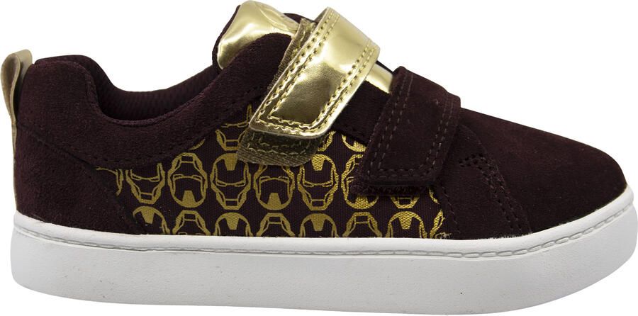 Clarks x Marvel City Hero Kinderen Burgundy Trainers