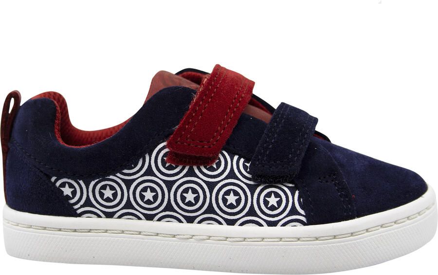 Clarks x Marvel City Hero Navy kinderschoenen