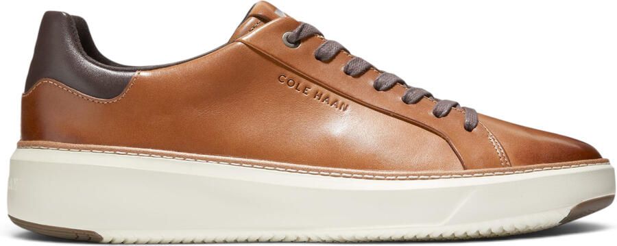 Cole Haan GrandPro Luxe Mile Trainer voor heren beige leren sneakers C34229
