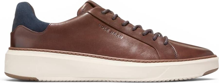 Cole Haan GrandPro Luxe Mile Trainer voor heren Bruine leren sneakers C45103