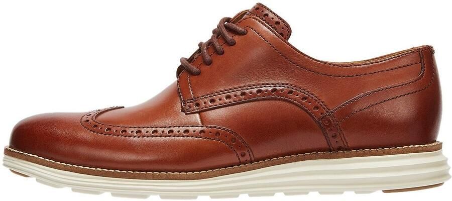 Cole Haan ØriginalGrand Shortwing Oxford Heren Bruin Wit Brogues