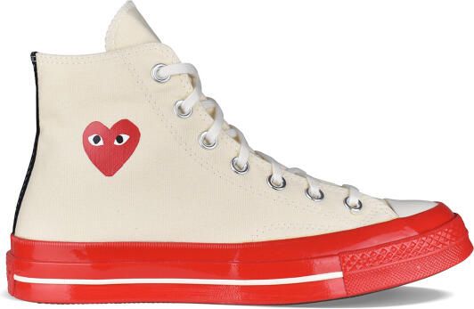Comme Des Garçons Chuck Taylor hoge sneakers Nude
