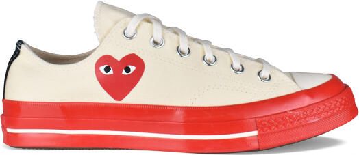Comme Des Garçons Chuck Taylor Sneakers Nude
